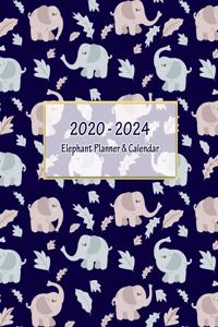 2020-2024 Elephant Planner & Calendar