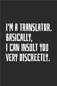 I'm A Translator. Basically, I Can Insult You Very Discreetly