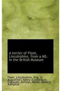 A Terrier of Fleet, Lincolnshire, from a Ms. in the British Museum