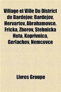 Village Et Ville Du District de Bardejov