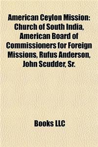 American Ceylon Mission