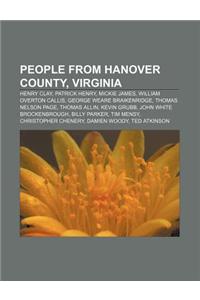 People from Hanover County, Virginia