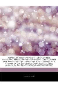 Articles on Albania in the Eurovision Song Contest, Including