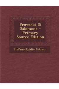 Proverbi Di Salomone