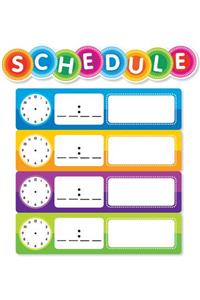 Color Your Classroom: Schedule Mini Bulletin Board