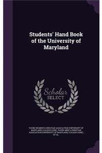 Students' Hand Book of the University of Maryland