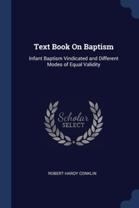 Text Book On Baptism
