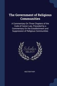 The Government of Religious Communities