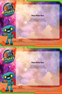 Vacation Bible School (Vbs) 2019 to Mars and Beyond Follow-Up Photo Frames (Pkg of 48): Explore Where God's Power Can Take You!