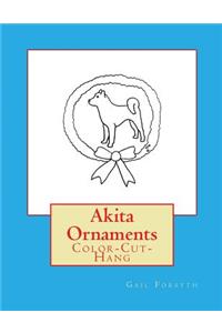 Akita Ornaments