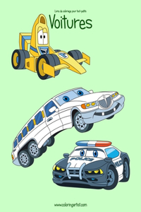 Livre de coloriage pour tout-petits Voitures 1