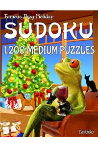 Famous Frog Holiday Sudoku 1,200 Medium Puzzles