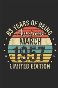 Born March 1957 Limited Edition Bday Gifts