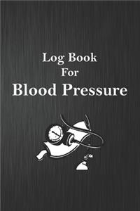 Log Book For Blood Pressure