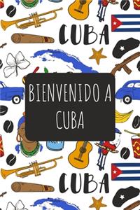 Bienvenido A Cuba: 6x9 Diario de viaje I Libreta para listas de tareas I Regalo perfecto para tus vacaciones en Cuba