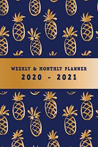 Weekly & Monthly Planner 2020 - 2021