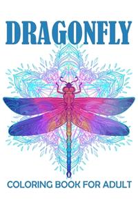 dragonfly coloring books for adult