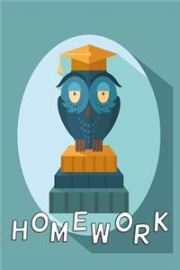 Homework Owl Notebook Version 1