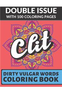 Clit Dirty Vulgar Words Coloring Book