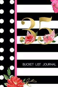 35 Bucket List Journal
