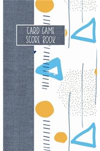 Card Game Score Book