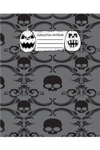 Halloween Abstract Pattern Volume 1 Wide Ruled Journal