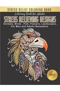 Coloring Book for Adults Stress Relieving Designs