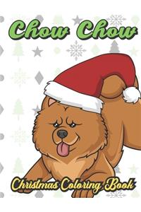 Chow Chow Christmas Coloring Book
