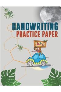 Handwriting Practice Paper For Kids. Letter Tracing For Preschool. Kindergarten Workbook. Beginner to Tracing ABC Letters A-Z. Alphabet Handwriting Practice Workbook for Kids