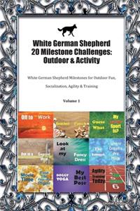 White German Shepherd 20 Milestone Challenges