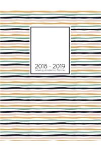2018-2019 Weekly Academic Planner