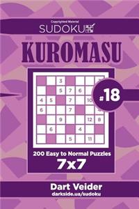 Sudoku Kuromasu - 200 Easy to Normal Puzzles 7x7 (Volume 18)