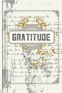 Gratitude: Journal Daily Writing Notebook Vintage 6x9 Diary