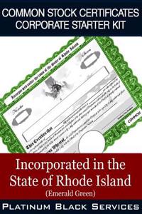 Common Stock Certificates Corporate Starter Kit