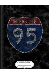 Vintage U.S. Interstate I95 Composition Notebook
