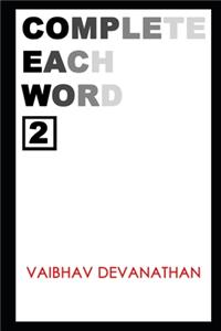 Complete Each Word - 2