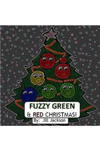 Fuzzy Green & Red Christmas