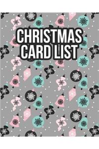 Christmas Card List
