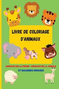 Livre de coloriage d'animaux