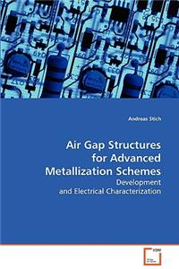 Air Gap Structures for Advanced Metallization Schemes