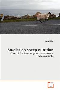 Studies on sheep nutrition