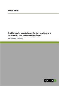 Probleme der gesetzlichen Rentenversicherung - Vergleich von Reformvorschlägen