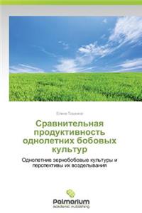 Sravnitel'naya Produktivnost' Odnoletnikh Bobovykh Kul'tur