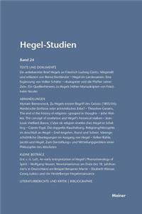 Hegel-Studien / Hegel-Studien