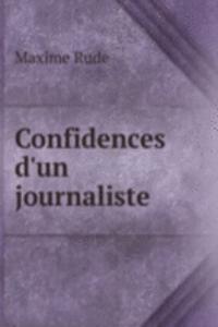 Confidences d'un journaliste