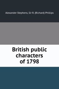 British public characters of 1798
