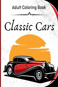 Classic Cars - Adult Coloring Book