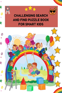 Challenging Search and Find Puzzle book for smart Kids