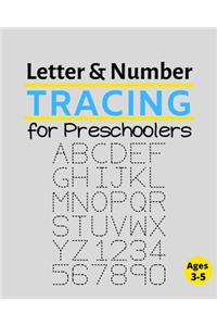 Letter & Number Tracing Book for Preschoolers