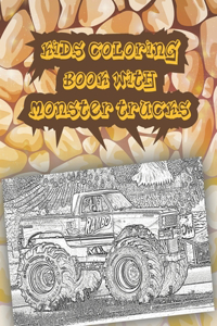 Kids Coloring Book with Monster Trucks